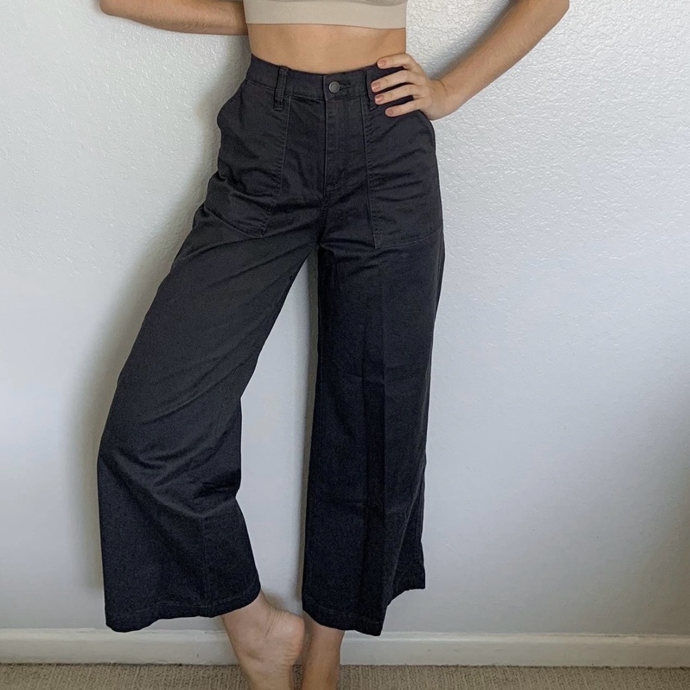Universal Thread dark grey high waisted wide leg … - image 1